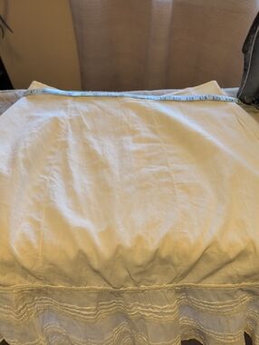 CreamVintage Edwardian Undergarment with Layered Hem